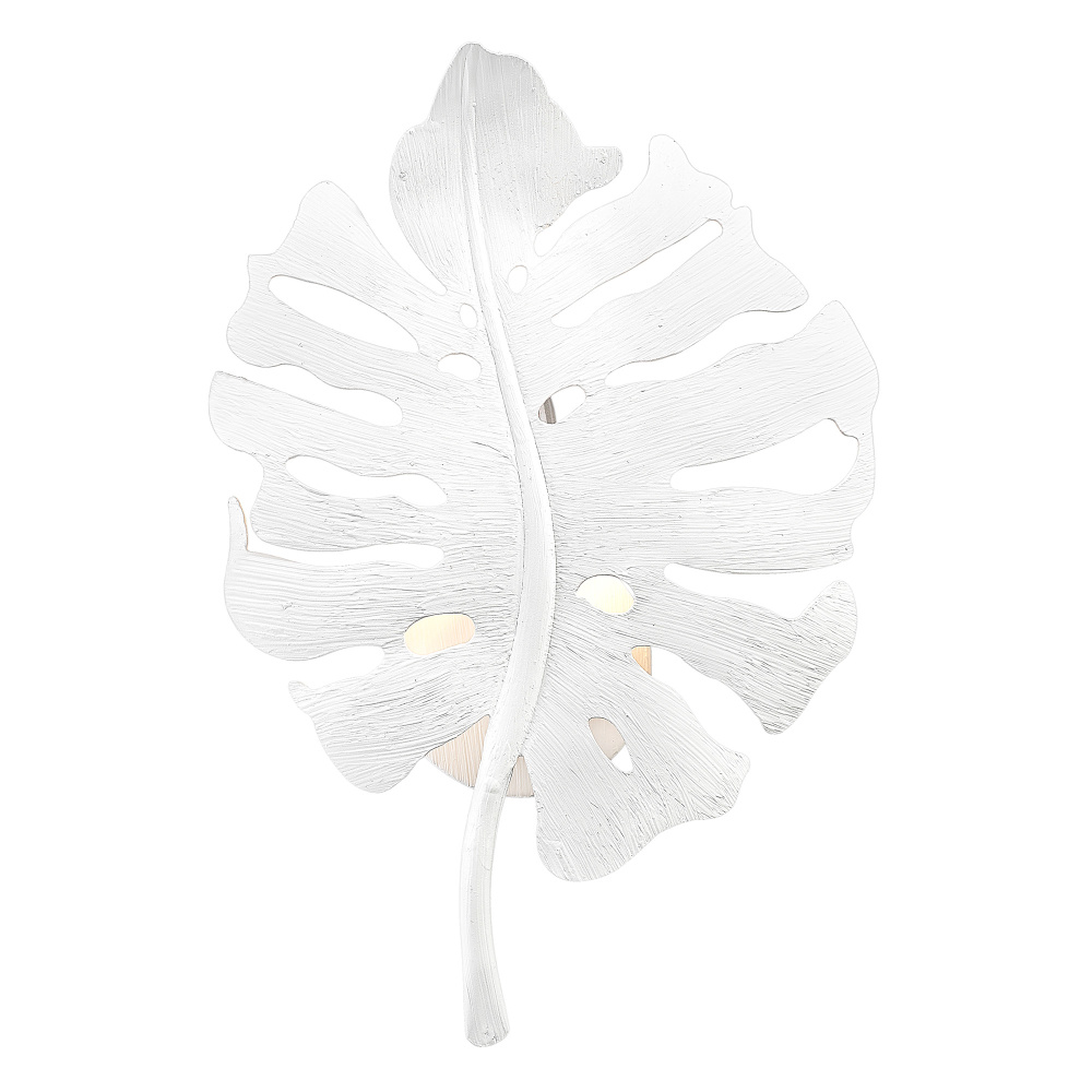 Wry Lighting Aruba 1-light Wall Sconce in Textured White Plaster